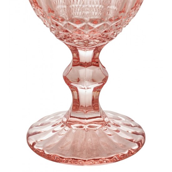 Jogo 6 Taças 345ml Brand Rosa Cristal Ecológico